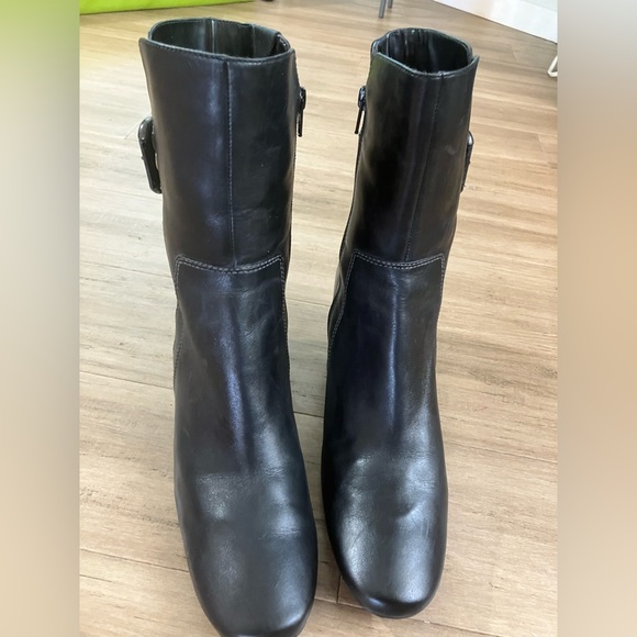 Ecco black women's boots - Picture 6 of 8